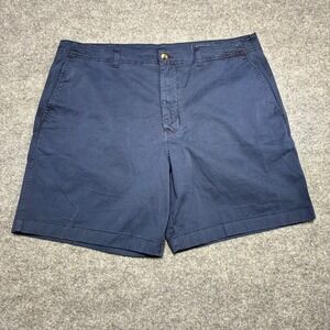 Vineyard Vines Mens Chino Shorts Navy Blue Stretch Classic Fit 9" Inseam Size 36